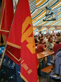 Unsere Laimer SPD-Fahne
